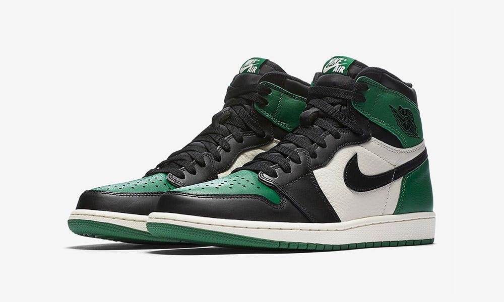 green and black og jordan 1